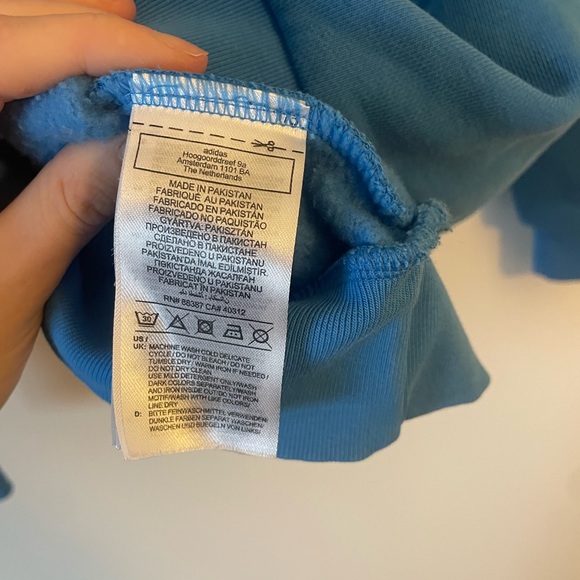 Blue Adidas Hoodie - Picture 6 of 7